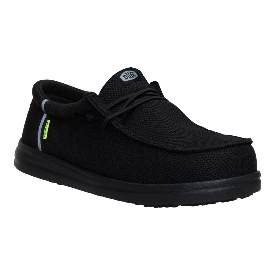 Wally Work Comp Toe Wide ÿ Black/Black - Image 7