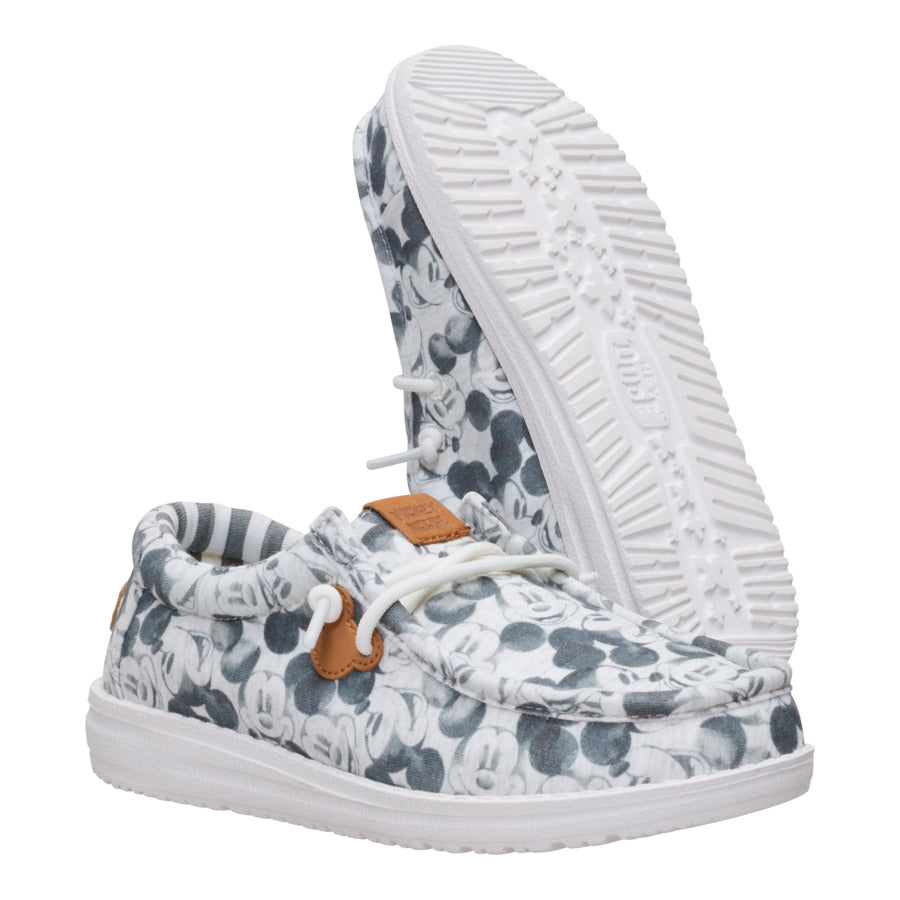 Disney Mickey Mouse Print Wally Youth ÿ Grey/Multi - Image 3