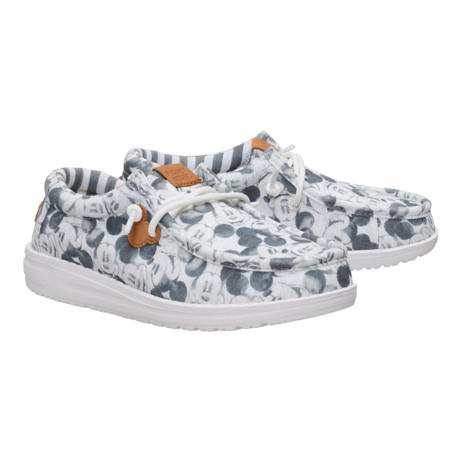 Disney Mickey Mouse Print Wally Youth ÿ Grey/Multi - Image 2