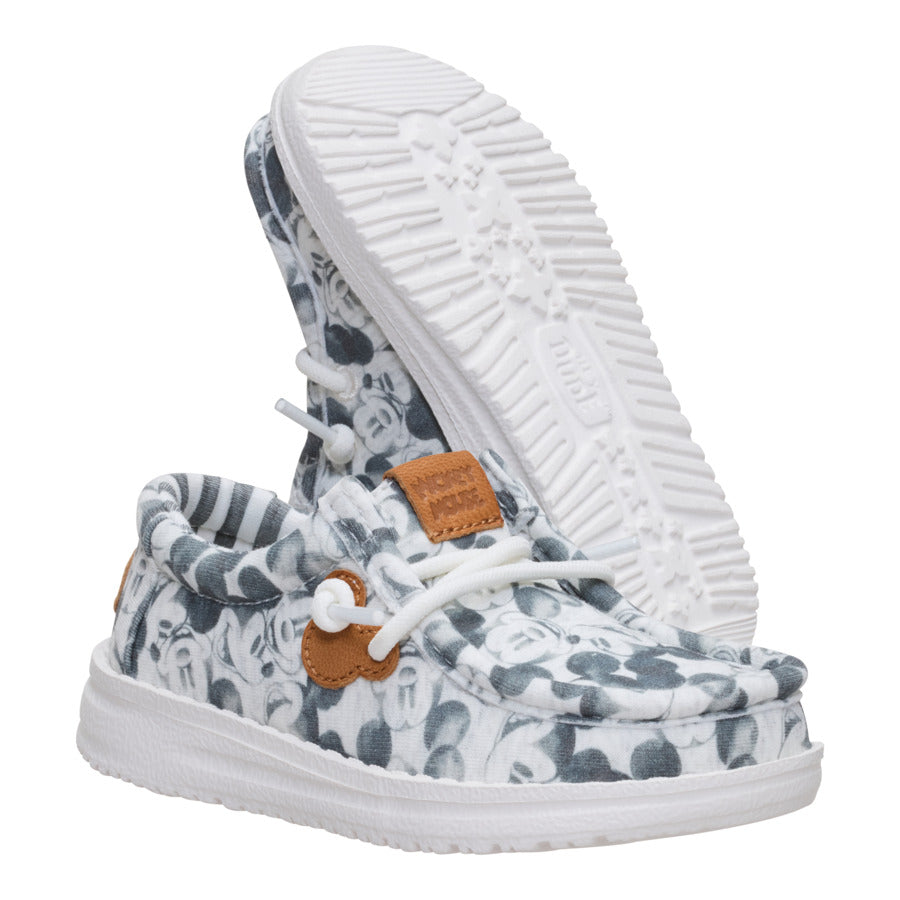 Disney Mickey Mouse Print Wally Toddler ÿ Grey/Multi - Image 3