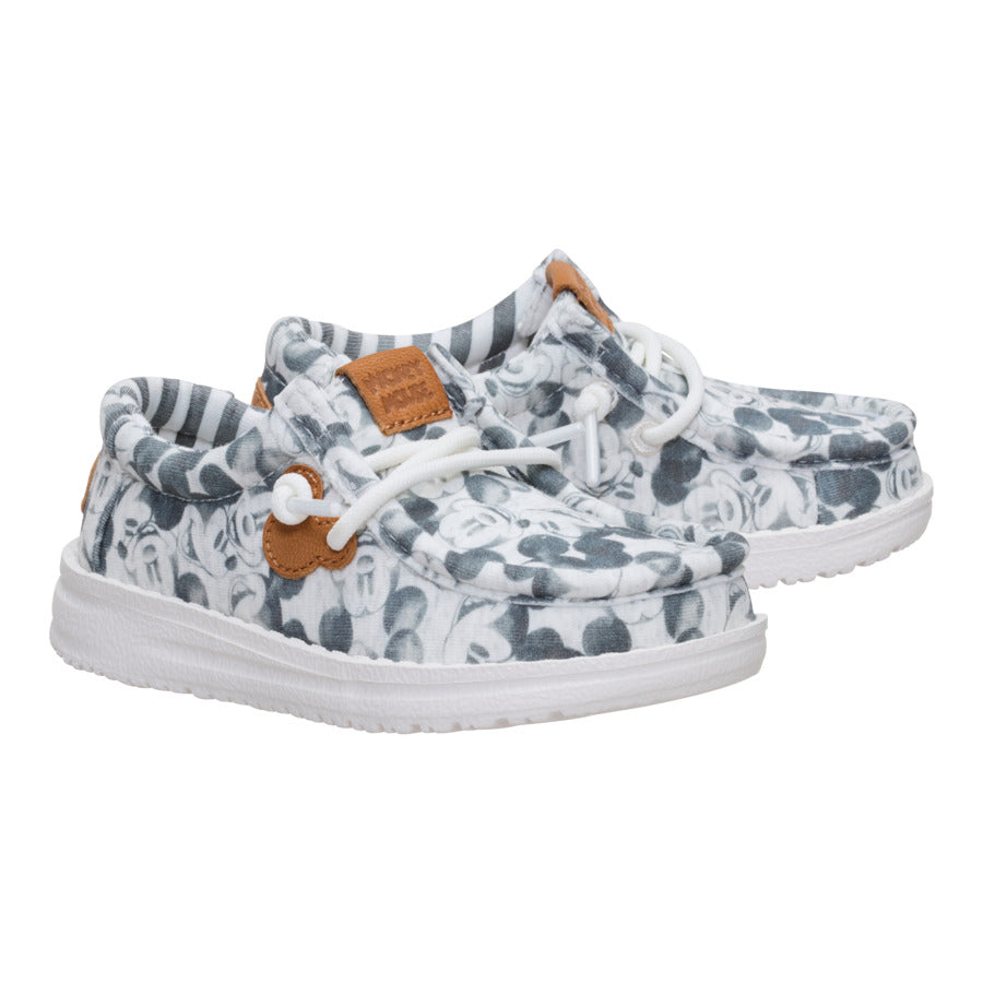 Disney Mickey Mouse Print Wally Toddler ÿ Grey/Multi - Image 2