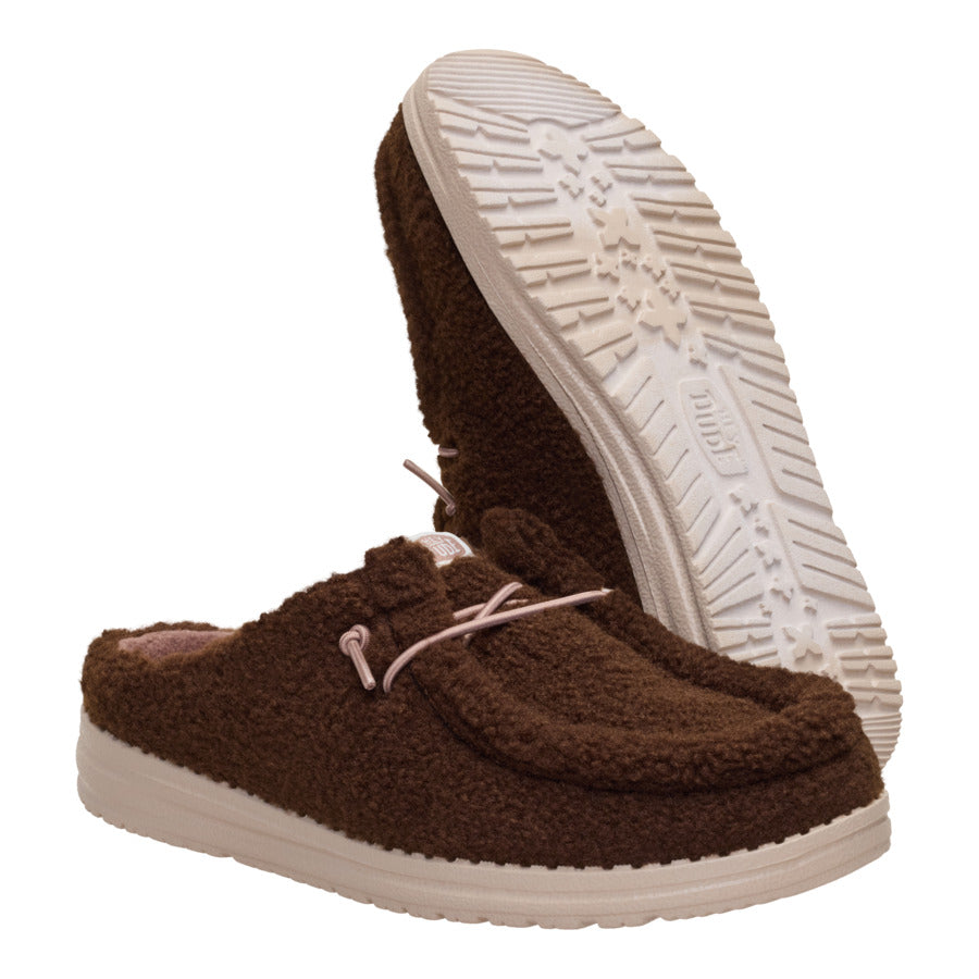 Wendy Slip Sherpa ÿ Dark Brown - Image 3