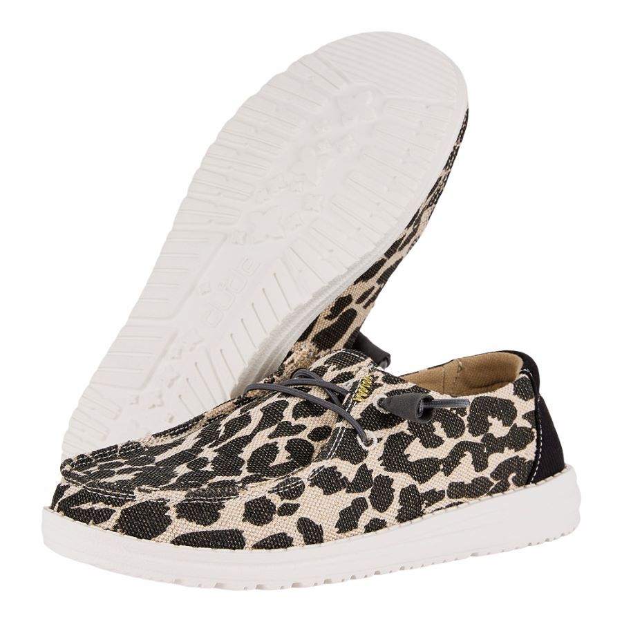 Wendy Leopard Sparkle Wide ÿ Leopard Tan - Image 3