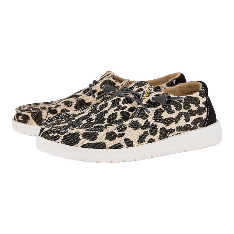 Wendy Leopard Sparkle Wide ÿ Leopard Tan - Image 2
